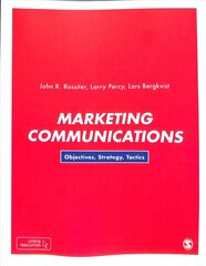 Marketing Communications: Objectives, Strategy, Tactics cena un informācija | Ekonomikas grāmatas | 220.lv