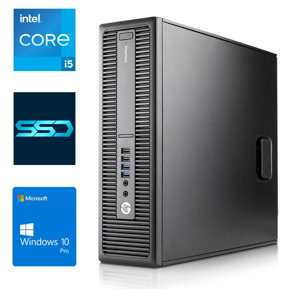 800 G2 SFF i5-6600 16GB 480GB SSD 1TB HDD Windows 10 Professional Stacionārais dators цена и информация | Stacionārie datori | 220.lv