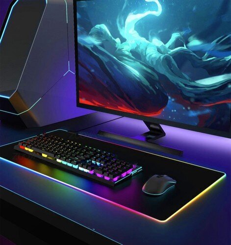 XL pele un tastatūra RGB Mat cena un informācija | Peles | 220.lv