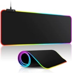 Коврик для мыши и клавиатуры XL с RGB-подсветкой цена и информация | Мыши | 220.lv