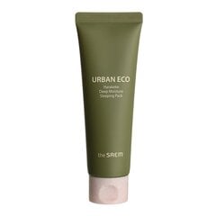 Mitrinoša nakts maska The Saem Urban Eco Harakeke Deep Moisture (80 ml) cena un informācija | Sejas maskas, acu maskas | 220.lv