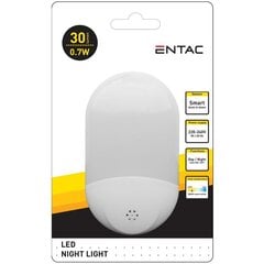 LED naktslampiņa Entac 0.7W 220V ar sensoru цена и информация | Настенные светильники | 220.lv