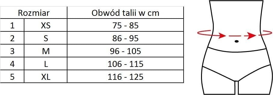 Universāla korsete Lux, TOROS-GROUP, melna, 5. izmērs цена и информация | Ķermeņa daļu fiksatori | 220.lv