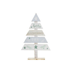 Ziemassvētku eglīte DKD Home Decor, koka (40 x 7 x 61 cm) cena un informācija | Ziemassvētku dekorācijas | 220.lv