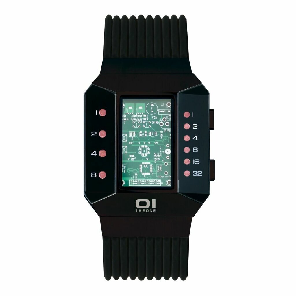 Vīriešu pulkstenis 01TheOne SC202R5 Binary WatchSplit Screen cena un informācija | Vīriešu pulksteņi | 220.lv