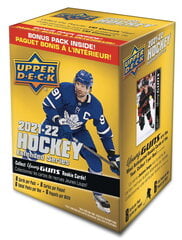 Hokeja kartītes Upper Deck Extended Series 2021/2022 Blaster Box cena un informācija | Kolekcionējamas kartiņas | 220.lv