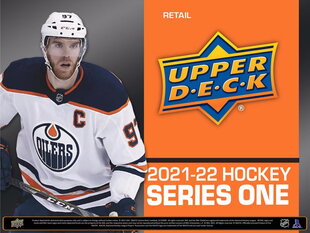 Hokeja kartītes Upper Deck Series One 2021/2022 Blaster Box cena un informācija | Kolekcionējamas kartiņas | 220.lv