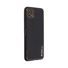 Чехол Forcell Leather для Samsung Galaxy A22 5G (6,6″) — Черный цена и информация | Чехлы для телефонов | 220.lv