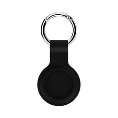 Силиконовый чехол с кольцом для Apple AirTag — Чёрный цена и информация | Аксессуары для телефонов | 220.lv