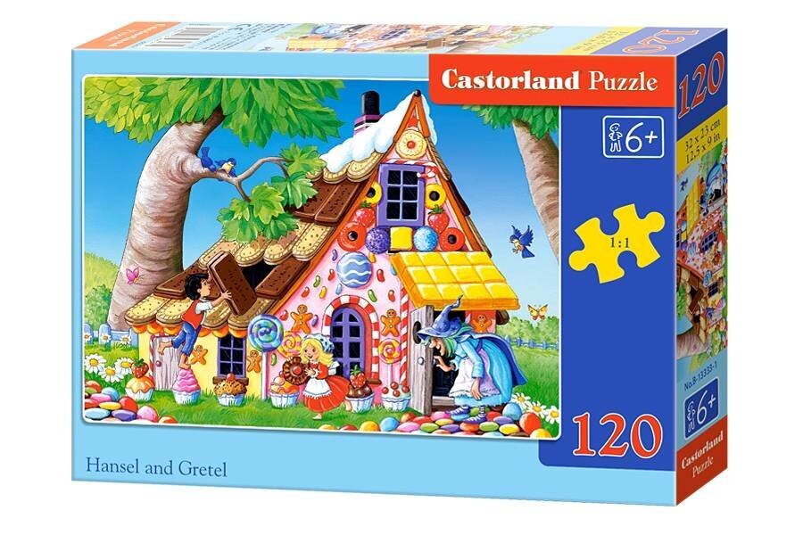 Puzle Castorland Hansel and Gretel, 120 daļu цена и информация | Puzles, 3D puzles | 220.lv