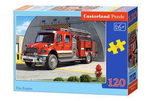 Puzle Castorland Fire Engine, 120 daļu cena un informācija | Puzles, 3D puzles | 220.lv