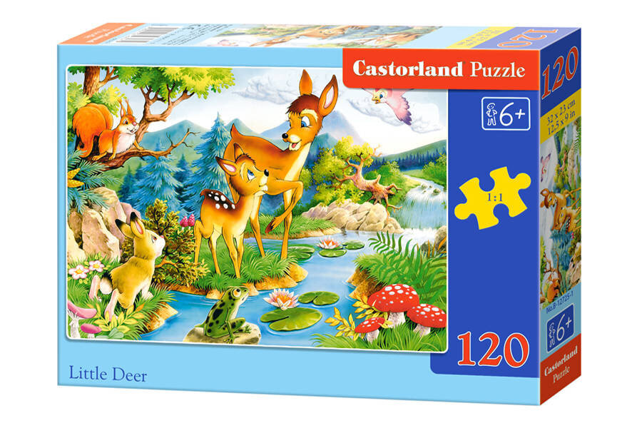 Puzle Castorland Little Deer, 120 daļu cena un informācija | Puzles, 3D puzles | 220.lv