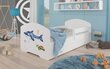 Bērnu gulta Pepe Barrier Sea Animals 160x80cm cena un informācija | Bērnu gultas | 220.lv