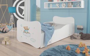 Детская кровать Gonzalo Teddy Bear and Cloud 160x80см + Матрас + Ящик цена и информация | Детские кровати | 220.lv