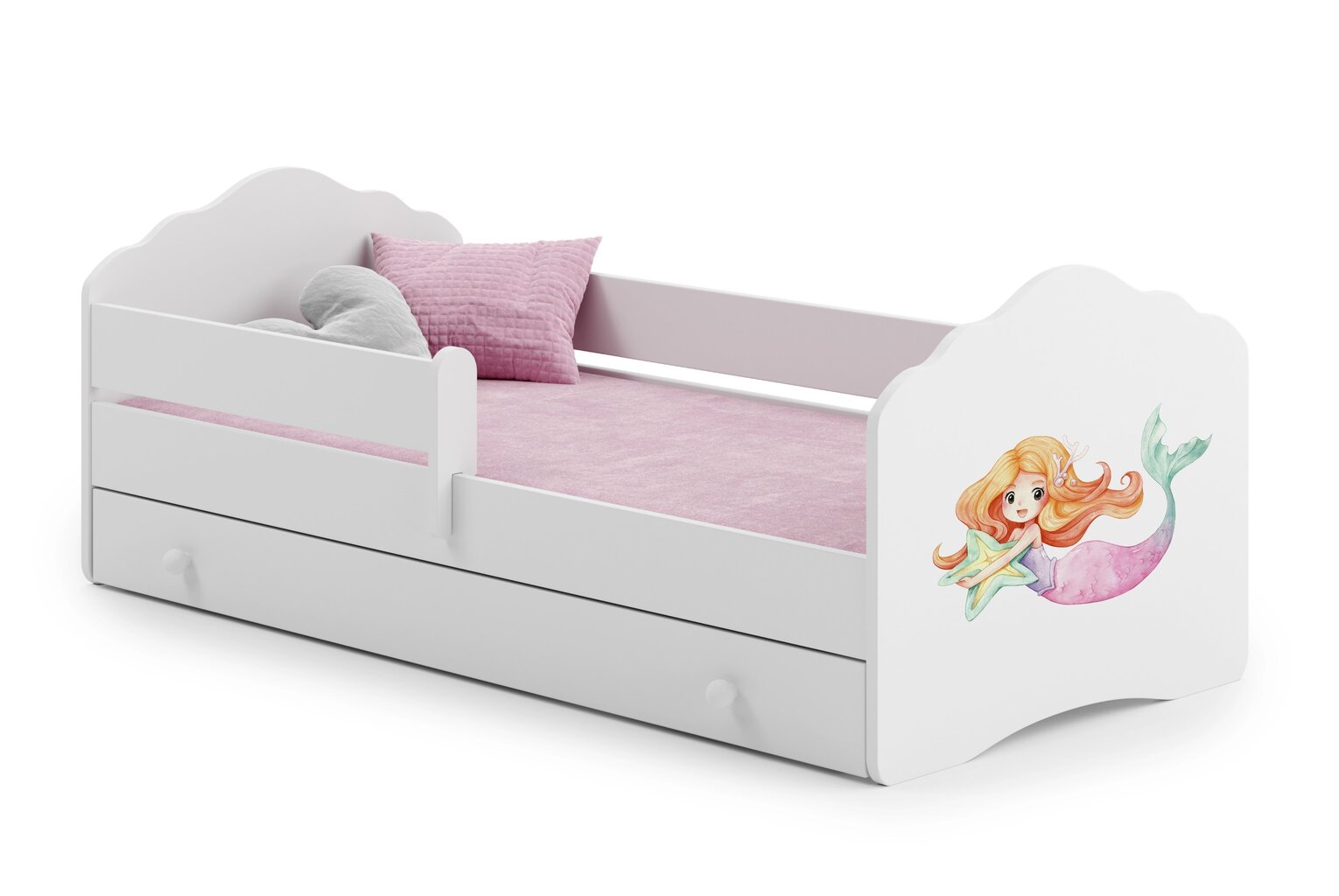 Bērnu gulta Casimo Barrier Mermaid with a Star 160x80cm цена и информация | Bērnu gultas | 220.lv