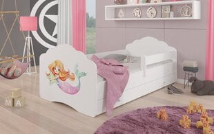 Bērnu gulta Casimo Barrier Mermaid with a Star 160x80cm cena un informācija | Bērnu gultas | 220.lv
