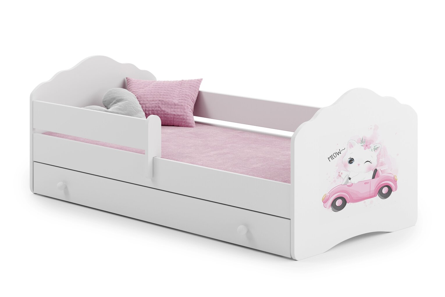 Bērnu gulta Casimo Cat in a Car 160x80cm cena un informācija | Bērnu gultas | 220.lv