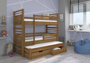 Детская кровать Hippo 208x97x175см, серая цена и информация | Детские кровати | 220.lv