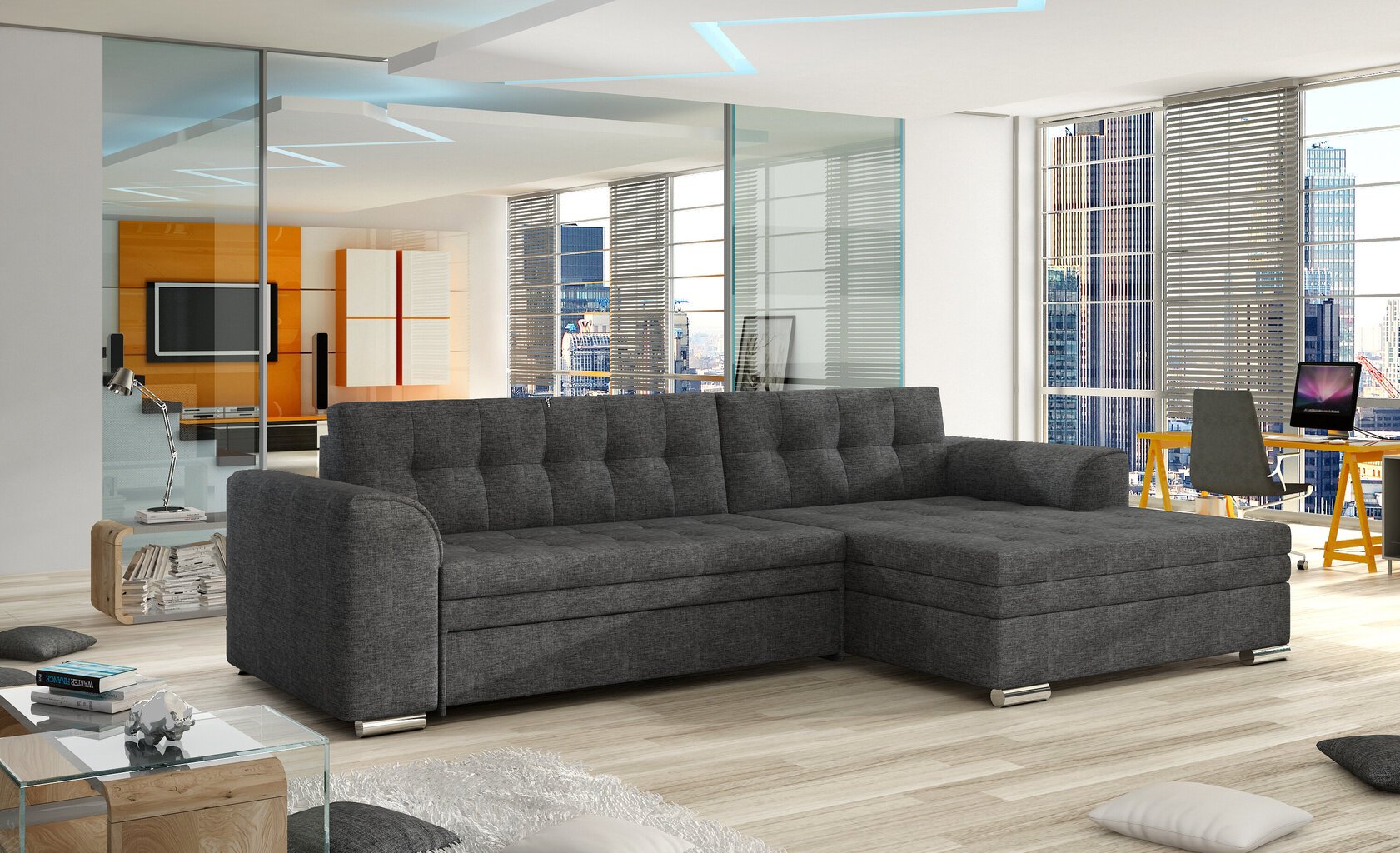 Mīksts stūra dīvāns Conforti цена и информация | Stūra dīvāni | 220.lv