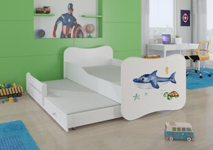 Детская кровать Gonzalo II Sea Animals 160x80см + Матрас цена и информация | Детские кровати | 220.lv