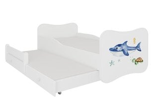 Детская кровать Gonzalo II Sea Animals 160x80см + Матрас цена и информация | Детские кровати | 220.lv