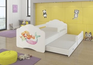 Bērnu gulta Casimo II Barrier Mermaid with a Star 160x80cm cena un informācija | Bērnu gultas | 220.lv