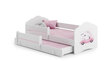 Bērnu gulta Casimo II Barrier Cat in a Car 160x80cm цена и информация | Bērnu gultas | 220.lv