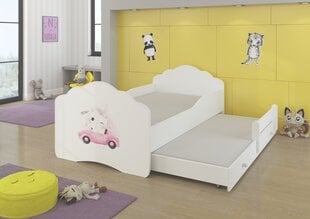 Детская кровать Casimo Cat in a Car 160х80см + матрас цена и информация | Детские кровати | 220.lv