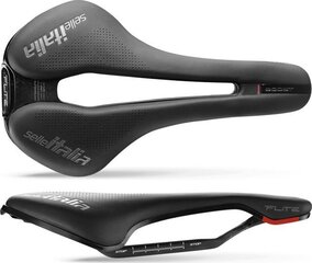 Велосипедное сиденье Selle Italia Flite Boost Superflow Kit Carbonio S, черное цена и информация | Седла для велосипедов и чехлы на сиденья | 220.lv