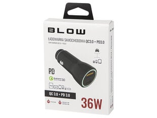 Automašīnas lādētājs ar USB + USB-C 36W G36W cena un informācija | Auto 12V el. piederumi | 220.lv