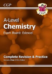 A-Level Chemistry: Edexcel Year 1 & 2 Complete Revision & Practice with   Online Edition цена и информация | Развивающие книги | 220.lv