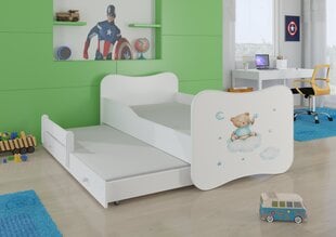 Детская кровать Gonzalo II Teddy Bear and Cloud 160x80см + Матрас цена и информация | Детские кровати | 220.lv
