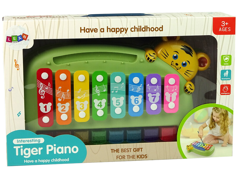 Krāsainas bērnu klavieres цена и информация | Attīstošās rotaļlietas | 220.lv