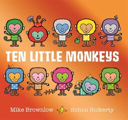 Ten Little Monkeys cena un informācija | Grāmatas mazuļiem | 220.lv