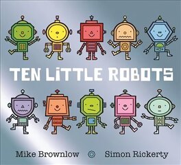 Ten Little Robots цена и информация | Книги для самых маленьких | 220.lv