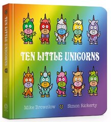 Ten Little Unicorns Board Book cena un informācija | Grāmatas mazuļiem | 220.lv