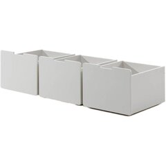 Ящик для постельного белья Aatrium Pino PILD7014, белый цвет цена и информация | Выдвижные ящики, ящики для постельного белья | 220.lv