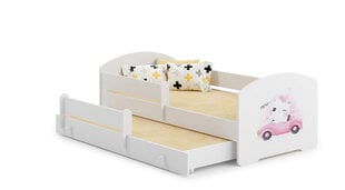 Детская кровать Pepe II Barrier Cat in a Car 160x80см + Матрас цена и информация | Детские кровати | 220.lv