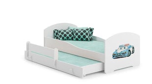 Детская кровать Pepe II Police Car 160x80см + Матрас цена и информация | Детские кровати | 220.lv