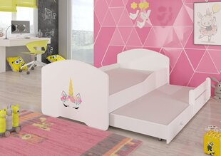 Детская кровать Pepe II Unicorn 160x80см + Матрас цена и информация | Детские кровати | 220.lv