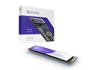 Solidigm SSD P41 PLUS SERIES, 512GB, M.2 2280, PCIE 4.0 X4, NVME, 3D QLC цена и информация | Внутренние жёсткие диски (HDD, SSD, Hybrid) | 220.lv