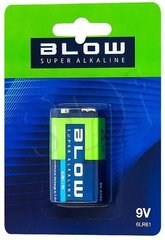 BLOW BATTERY SUPER ALKALINE 9V 6LR61 - blister cena un informācija | Akumulatori fotokamerām | 220.lv