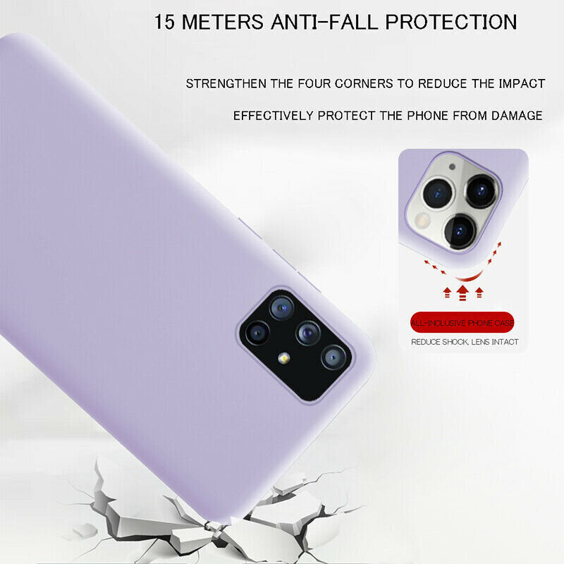 Silikona apvalks priekš Samsung Galaxy S21 Plus (6,7″) – Violets цена и информация | Telefonu vāciņi, maciņi | 220.lv