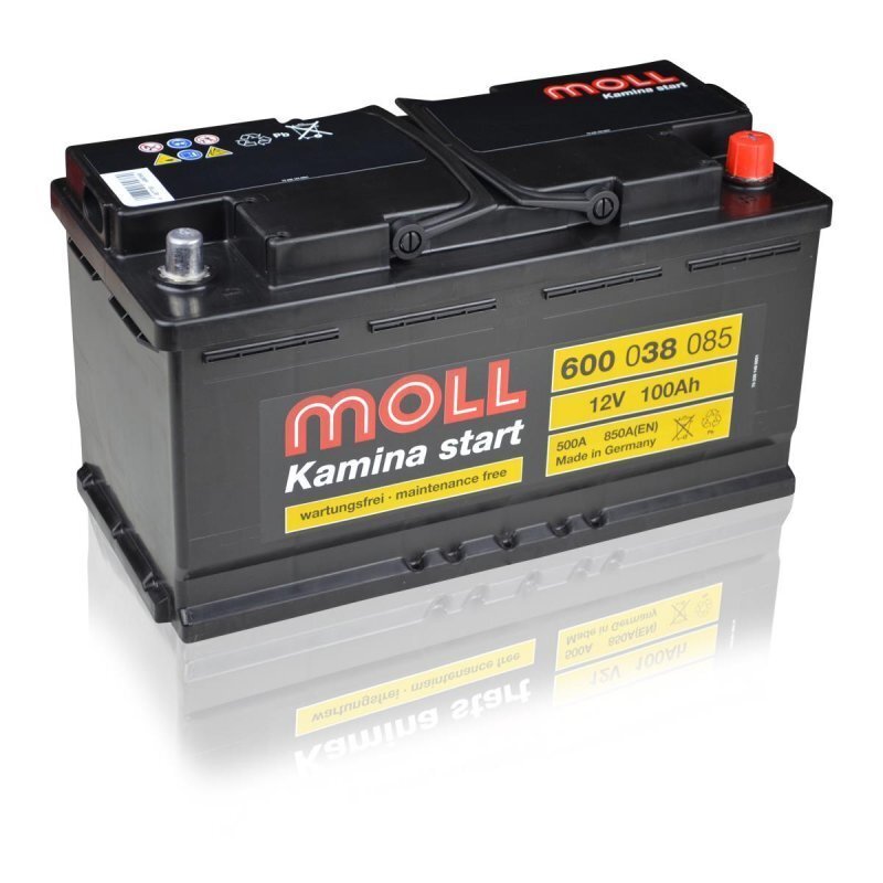 Akumulators Moll Kamina Start 100Ah 850A цена и информация | Akumulatori | 220.lv