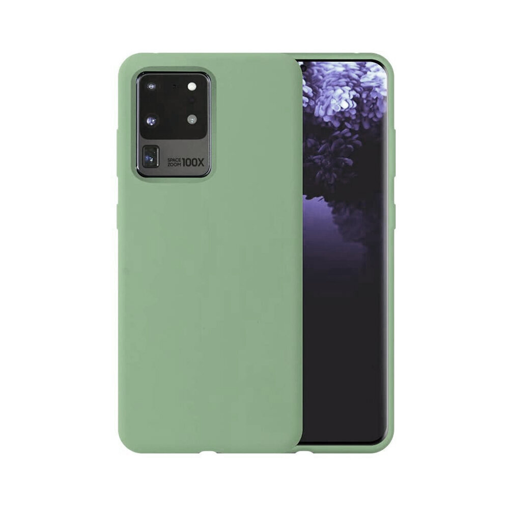 Silikona apvalks priekš Samsung Galaxy S20 Ultra (6,9″) – Tumši zaļš cena un informācija | Telefonu vāciņi, maciņi | 220.lv