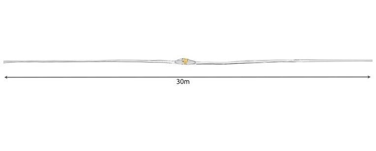 Virtene USB - 300 LED ar tālvadības pulti, auksti balts cena un informācija | Ziemassvētku lampiņas, LED virtenes | 220.lv