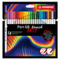 Pildspalvu komplekts STABILO Pen 68 Brush ARTY |24 krāsas цена и информация | Rakstāmpiederumi | 220.lv