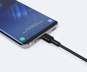 AUKEY AUKEY CB-CA03 OEM нейлон Быстрая зарядка USB C-USB цена и информация | Кабели для телефонов | 220.lv