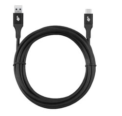 TB Kabelis USB 3.0-USB C 2m PREMIUM 3A melns TPE cena un informācija | Savienotājkabeļi | 220.lv