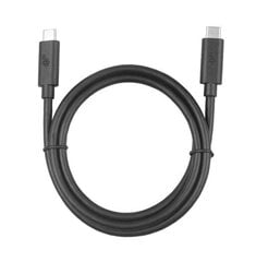 TB TB kabelis USB C-USB C 1m 100W 5Gbps melns cena un informācija | Savienotājkabeļi | 220.lv